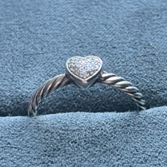 SOLD!!! Yurman diamond heart ring 7 - Picture 2 of 8